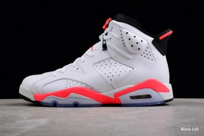 Infrared 384664-123 Retro 6 Jordan White 0715